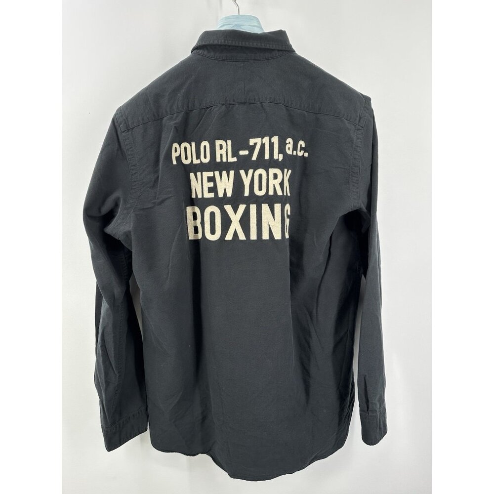 Polo Ralph Lauren Embroidered New York Boxing Club Button Down RL Gloves L (X7)